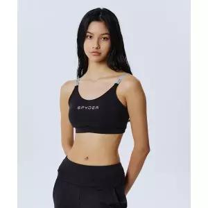 [스파이더]SPJFCNBR252WBLK 스포츠 브라탑 요가 우먼스 올데이 레터링 4133439