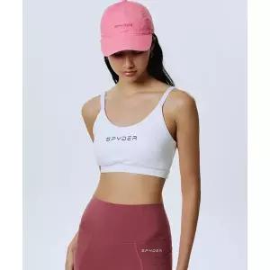 [스파이더]SPJFCNBR252WWHT 스포츠 브라탑 요가 여성 올데이 레터링 4133427