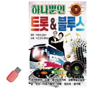 고품질 음악USB 하나뿐인 트럿 블루스 USB음반 트로트블루스 (WAA5539)
