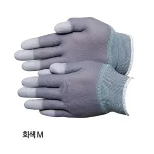 SJ PU-TOP 코팅장갑 M 회색(10조 묶음) 작업장갑 (W0CCA94)