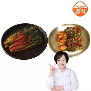 [빅마마] 이혜정의 맛있는 갓김치 3kg + 파김치 3kg 총6kg