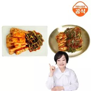 [빅마마] 이혜정의 맛있는 총각김치 3kg + 파김치 3kg 총6kg