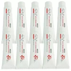 친절한탄씨 웰빙헬스 예쁜얼굴 썬크림 포르테 25g x 10개 선크림 선케어 메이크업베이스 피부보호