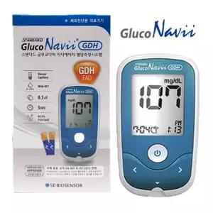 글루코나비 당뇨측정기 gluconavii 개인용 공복혈당수치 체크기 검사기