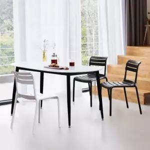 베스트리빙 스칸디블랙 몰디브 1200 4인 사각 세라믹 식탁세트