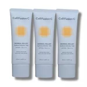 [셀러허브]셀퓨전씨 더마 릴리프 썬스크린 100 50ml 3개 (S49812705)