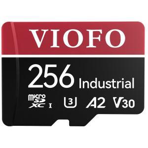 대시 캠 및 카메라용 VIOFO 256GB 산업용 고내구성 마이크로SDXC 카드, U3 A2 V30, 최대 100MB/s, 4K UHD 연속 루프 녹화, 고온 저항성, 어댑터