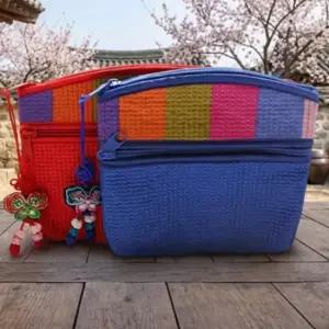 전통 색동 미니 명절 세뱃돈 용돈 지갑 동전 파우치 전통색동미니파우치