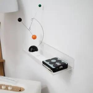 디자인 아크릴선반 깔끔 투명 5T 선반판 견고 인테리어용 1100mmx100mm