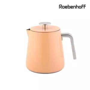 [갤러리아] [ROEBENHOFF] 모닝 주전자 1.5L 오렌지 (차망 포함)