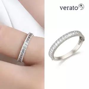 베라토 14K 에끌라 바게트 반지