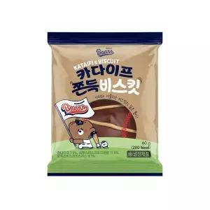 베어스 카다이프 쫀득비스킷 60g x 15개