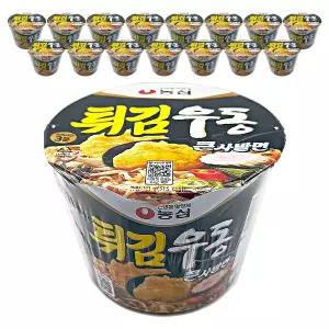 농심 튀김우동 큰사발면 111g x 16개
