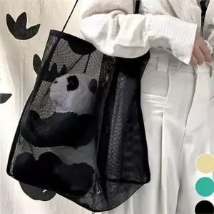 [라일리] Rly 데일리 메쉬 숄더백 빅사이즈 비치 숄더백 가벼운