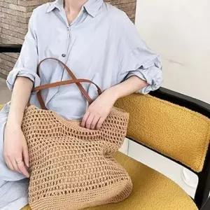 [라일리] Rly 데일리 여성 가방 바캉스 니트 가방 여름 숄더백