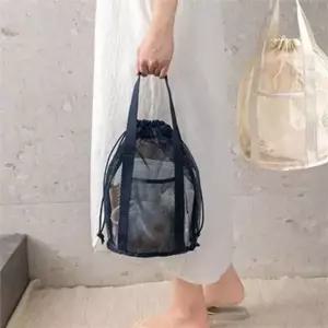 [라일리] Rly 데일리 여성 비치 백 스트링 복조리 가방 휴가