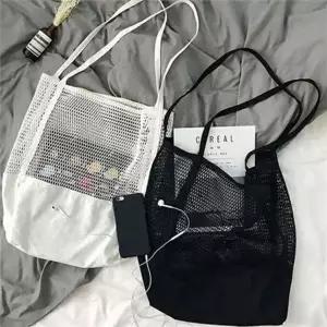 [라일리] Rly 데일리 여름 숄더백 망 숄더백 네트 비치