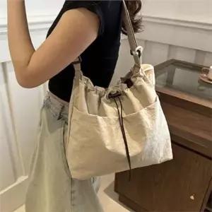[라일리] Rly 복조리 여성 숄더백 캐주얼 데일리 숄더백 나일론