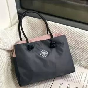 [라일리] Rly 캔버스 배색 토트 백 데일리 투톤 가방 직사각형