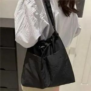 [라일리] Rly 데일리 여성 숄더백 버킷백 여성 스트링 캔버스