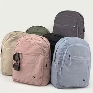 [라일리] Rly 데일리 여성 백팩 심플 나일론 백팩 캐주얼 가벼