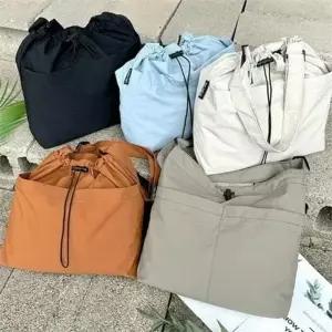 [라일리] Rly 가벼운 여성 숄더백 복조리 나일론 숄더백 데일리