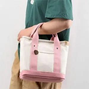 [라일리] Rly 데일리 여성 캔버스 토트 백 캐주얼 캔버스 토트