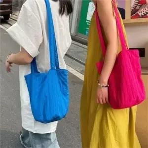 [라일리] Rly 가벼운 숄더백 데일리 나일론 숄더백 시장가방 여