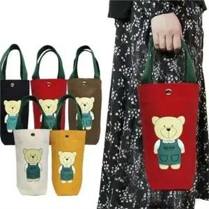 [라일리] Rly 데일리 손가방 캔버스 토트 백 캔버스 여성 텀블러