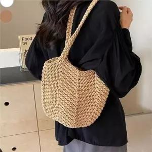 [라일리] Rly 데일리 여성 니트 가방 비치 여성 숄더백 바캉스