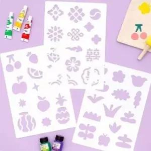 [라일리] Rly 캔버스백 스텐실 도안 1개 만들기DIY