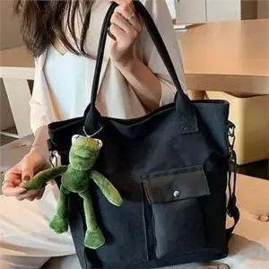 [라일리] Rly 데일리 여성 숄더백 가벼운 캔버스 숄더백 다용도