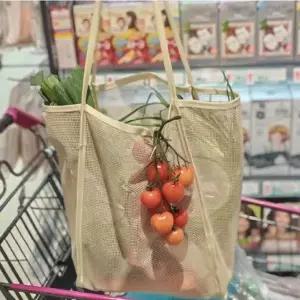 [덥석덥석] 여름 메쉬 숄더백 비치 토트백 대형 수영가방 통풍 목욕바구니백 사우나 헬스