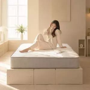[보루네오하우스]보루네오 엘리브 제로노이즈 포켓 스프링 매트리스 22cm 슈퍼싱글 dm004
