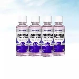 ( )리스테린 토탈케어 마일드 100ML 4개 휴대용 여행용 구강청결제