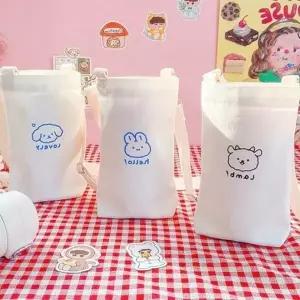염셀러제안샵 텀블러백 미니 캔버 빠른 정성포장 여행크로스백 가벼운에코백