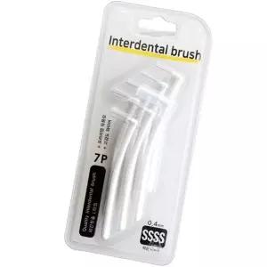 덴탈 치간칫솔 L형 7P SSSS 1set 통과경 0.4mm 양치