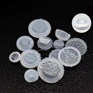 12mm16mm19mm22mm25mm 금속 단추 스위치 방수 캡 실리콘 가죽 커버 먼지 보호