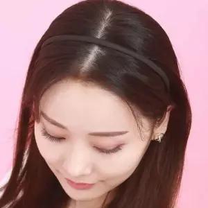 [골드스마일]8mm 무지 머리띠 중형 헤어밴드 세안용