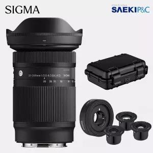 [시그마]SIGMA C 20-200mm F3.5-6.3 DG 소니 FE + 삼양 리마스터 슬림 3SET (단렌즈+줌렌즈 세트)