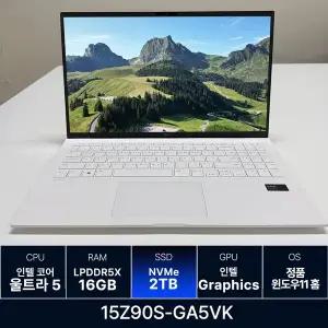 LG전자 LG그램 15Z90S-GA5VK RAM 16GB 2TB 교체