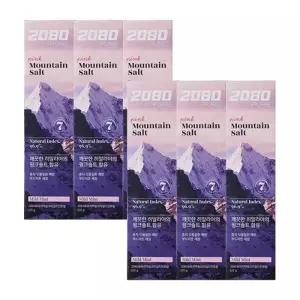 [2080] 퓨어치약 핑크 마일드 민트향 120g 3입 x2