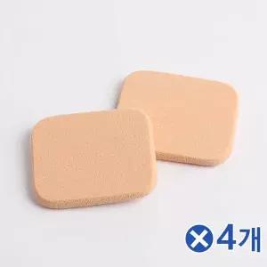 TBZ 쫀쫀한 사각 메이크업 퍼프 10px4개 뷰티소품 비비퍼프 화장퍼프