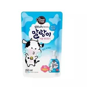 말랑 버블 핸드워시 우유 250ml 리필