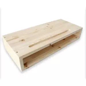 우드밀리 삼나무 원목 베이직 BOX 모니터 받침대