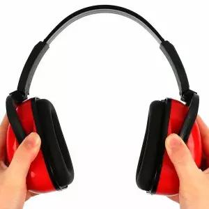 [하프클럽/]방음 소음방지 귀덮개 헤드셋 귀마개 접이식