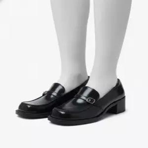 하루타 여성용 링스트랩 힐업 로퍼 HS 4711 BLACK HRT BK MUSINSA