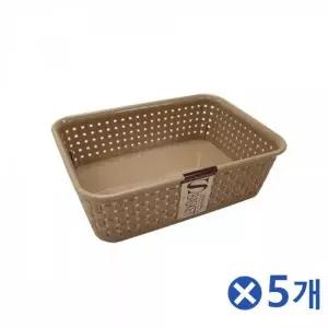 [하프클럽/]책상바구니 라탄바구니 5호 다용도 수납 예쁜 왕골 소품케이스