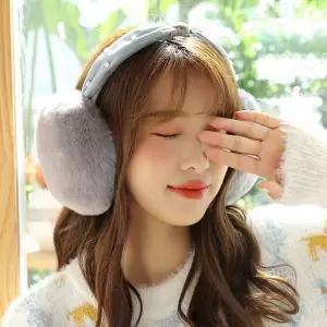 진주 귀도리 겨울 여성 귀마개 여자