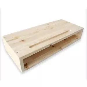 우드밀리 삼나무 원목 베이직 BOX 모니터 받침대